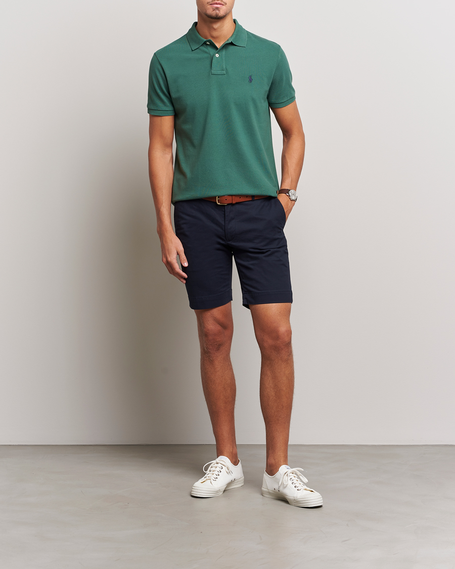 Herren | Poloshirts | Polo Ralph Lauren | Custom Slim Fit Polo Washed Forest