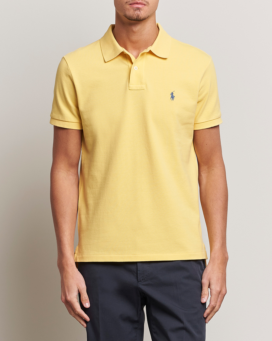 Herren | Poloshirts | Polo Ralph Lauren | Custom Slim Fit Polo Fall Yellow
