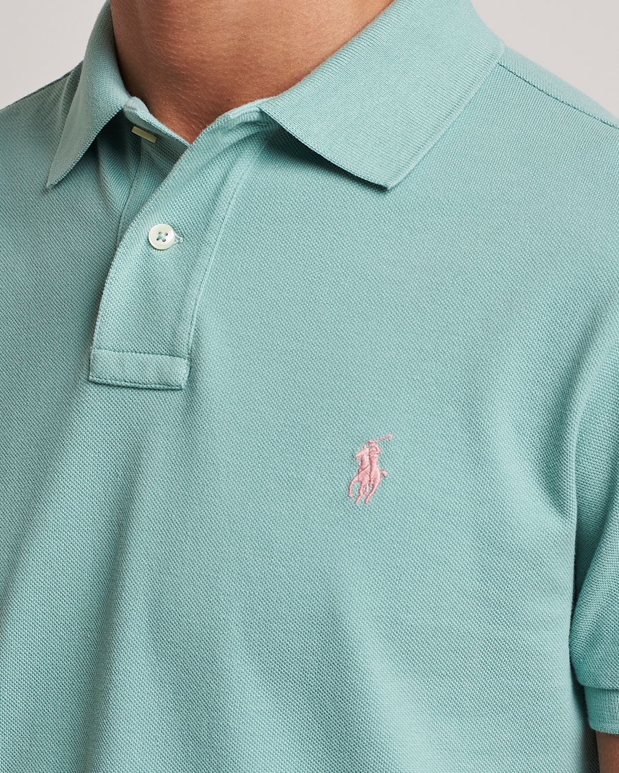 Herren | Poloshirts | Polo Ralph Lauren | Custom Slim Fit Polo Essex Green