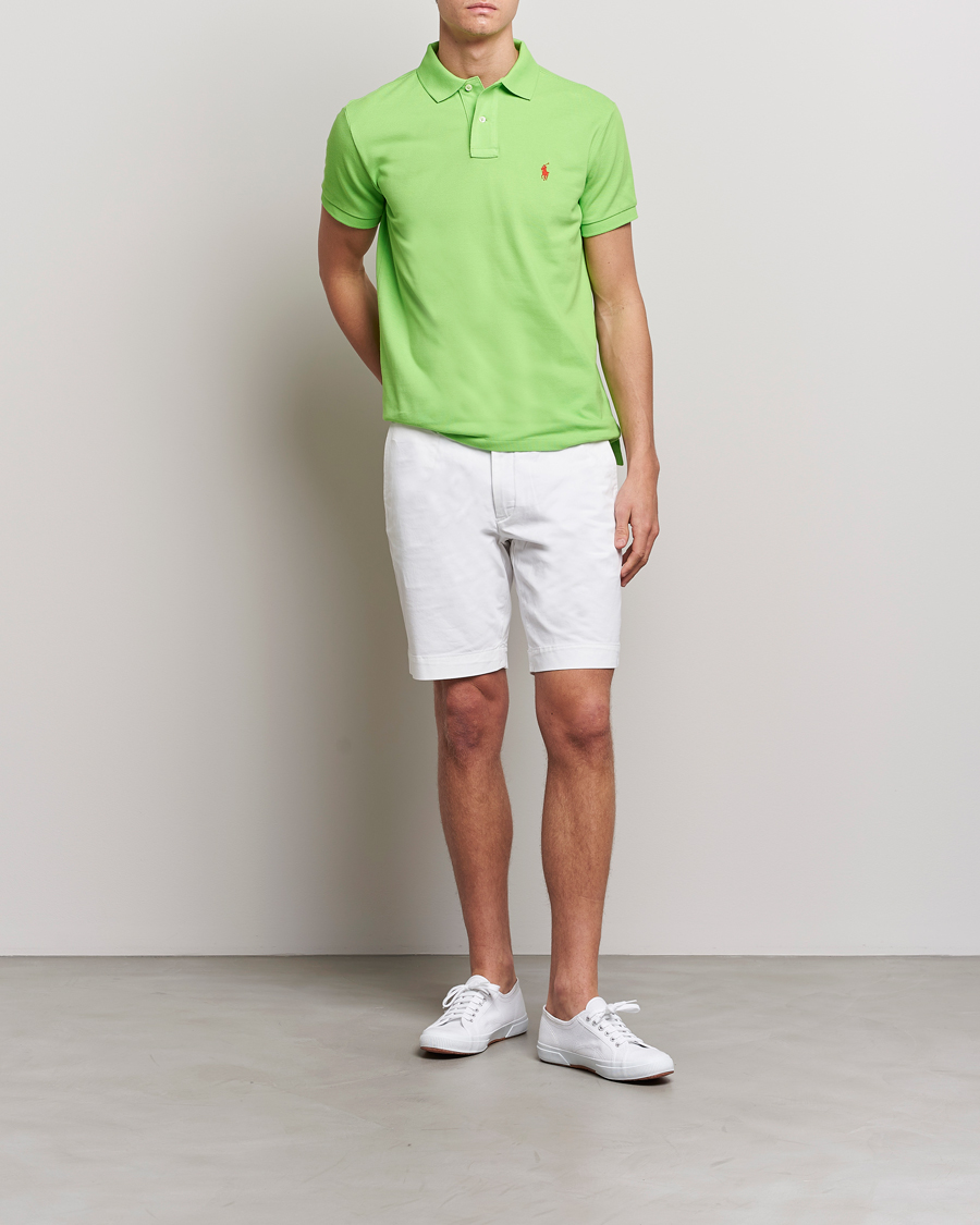 Herren | Poloshirts | Polo Ralph Lauren | Custom Slim Fit Polo Kiwi Lime