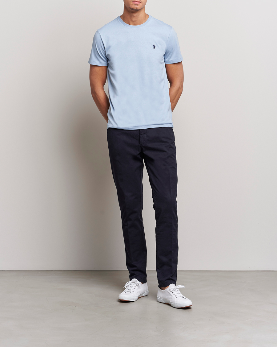 Herren | T-Shirts | Polo Ralph Lauren | Crew Neck T-Shirt Estate Blue