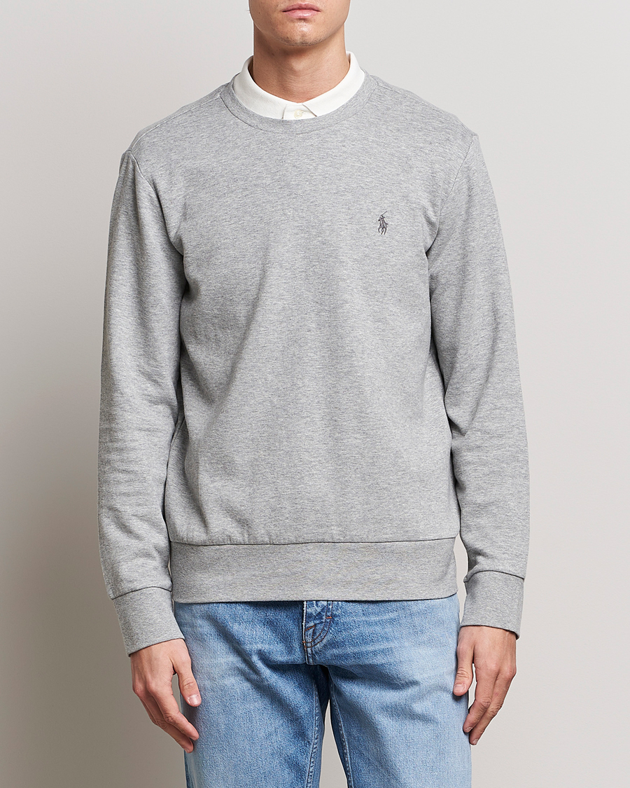 Herren | Graue Sweatshirts | Polo Ralph Lauren | Double Knitted Jersey Sweatshirt Andover Heather