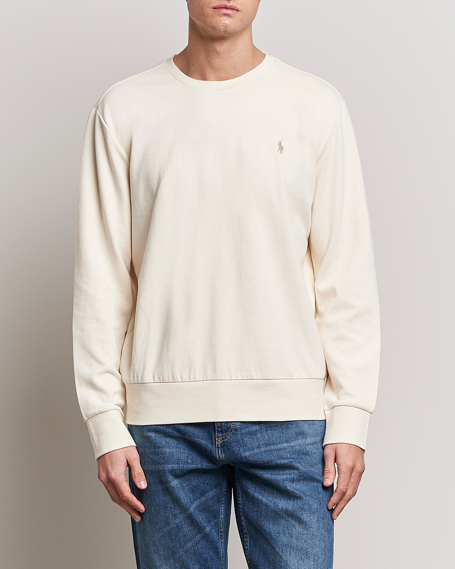 Herren | Pullover | Polo Ralph Lauren | Double Knitted Jersey Sweatshirt Guide Cream