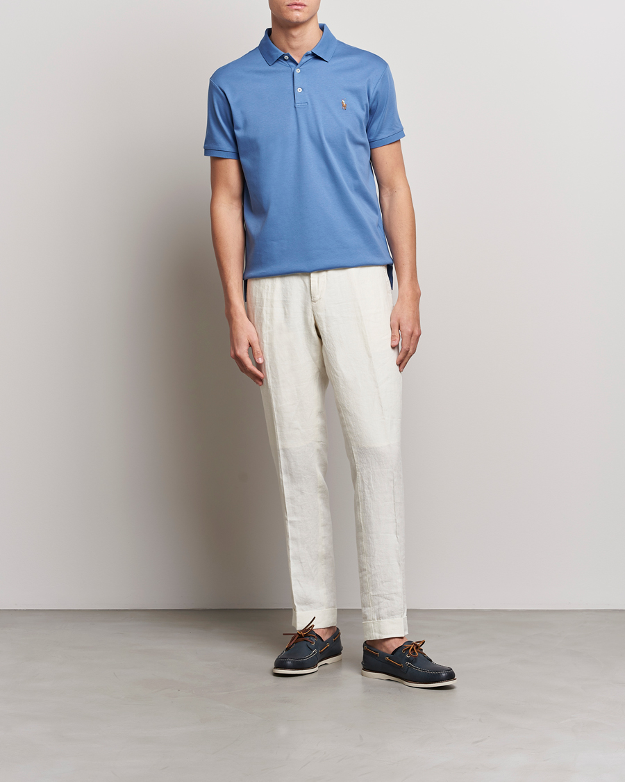 Herren | Poloshirts | Polo Ralph Lauren | Luxury Pima Cotton Polo French Blue