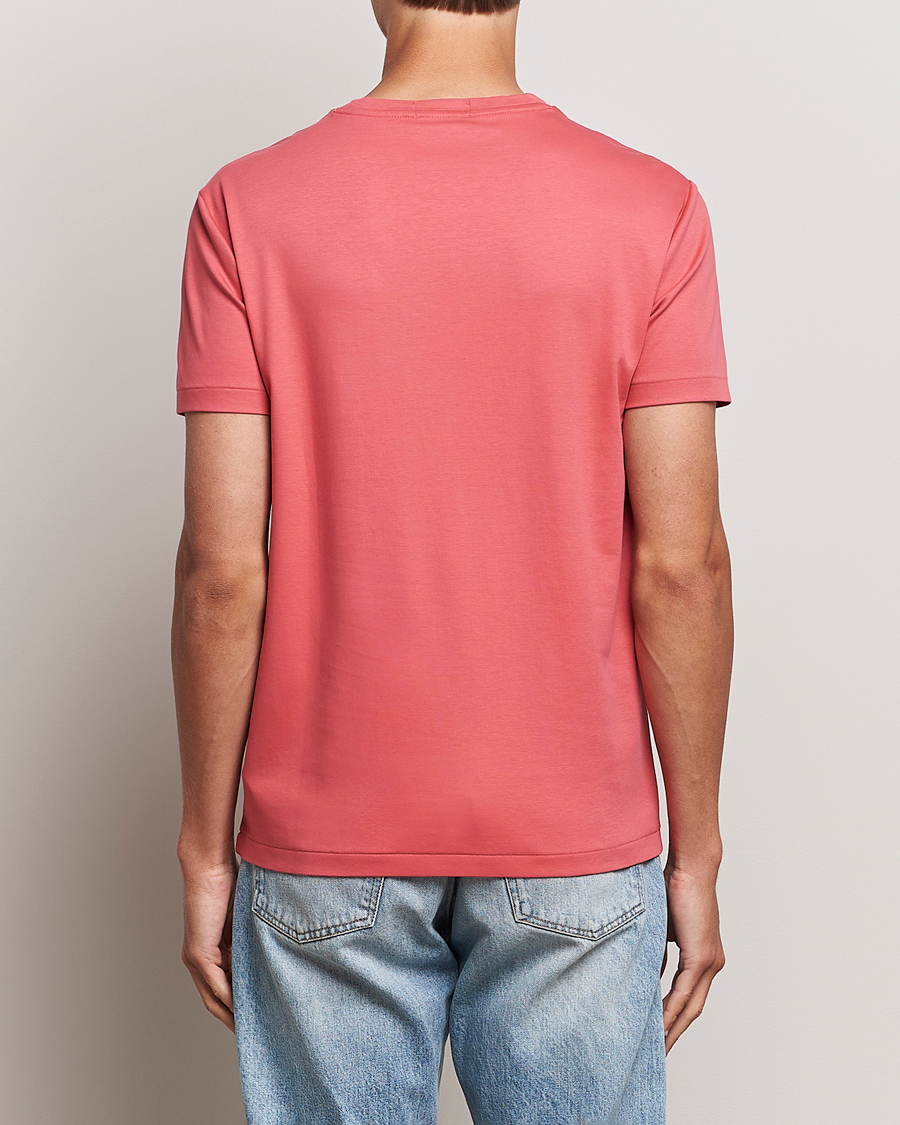 Herren | T-Shirts | Polo Ralph Lauren | Luxury Pima Cotton Crew Neck T-Shirt Red Sky