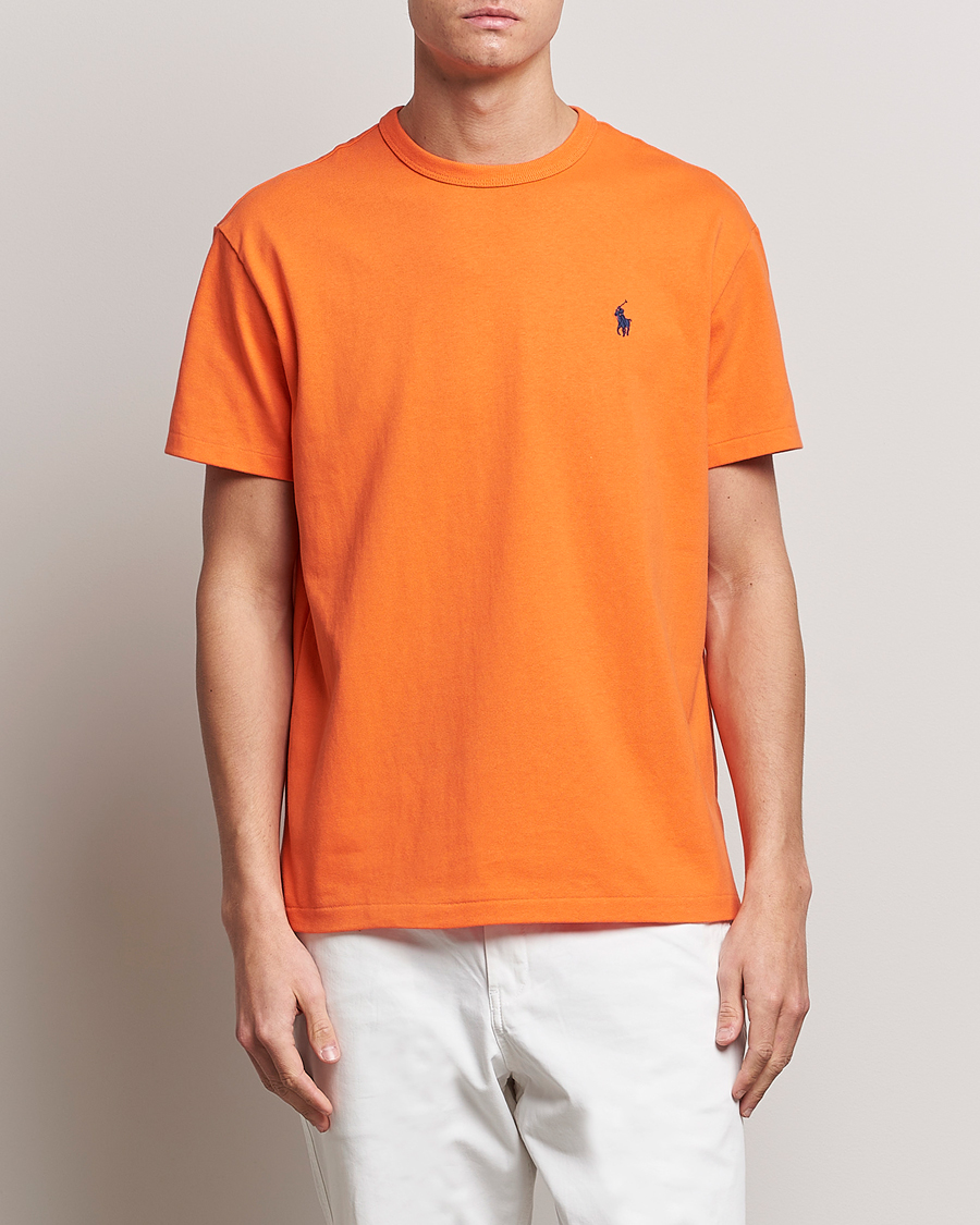 Herren | T-Shirts | Polo Ralph Lauren | Heavyweight Crew Neck T-Shirt Orange