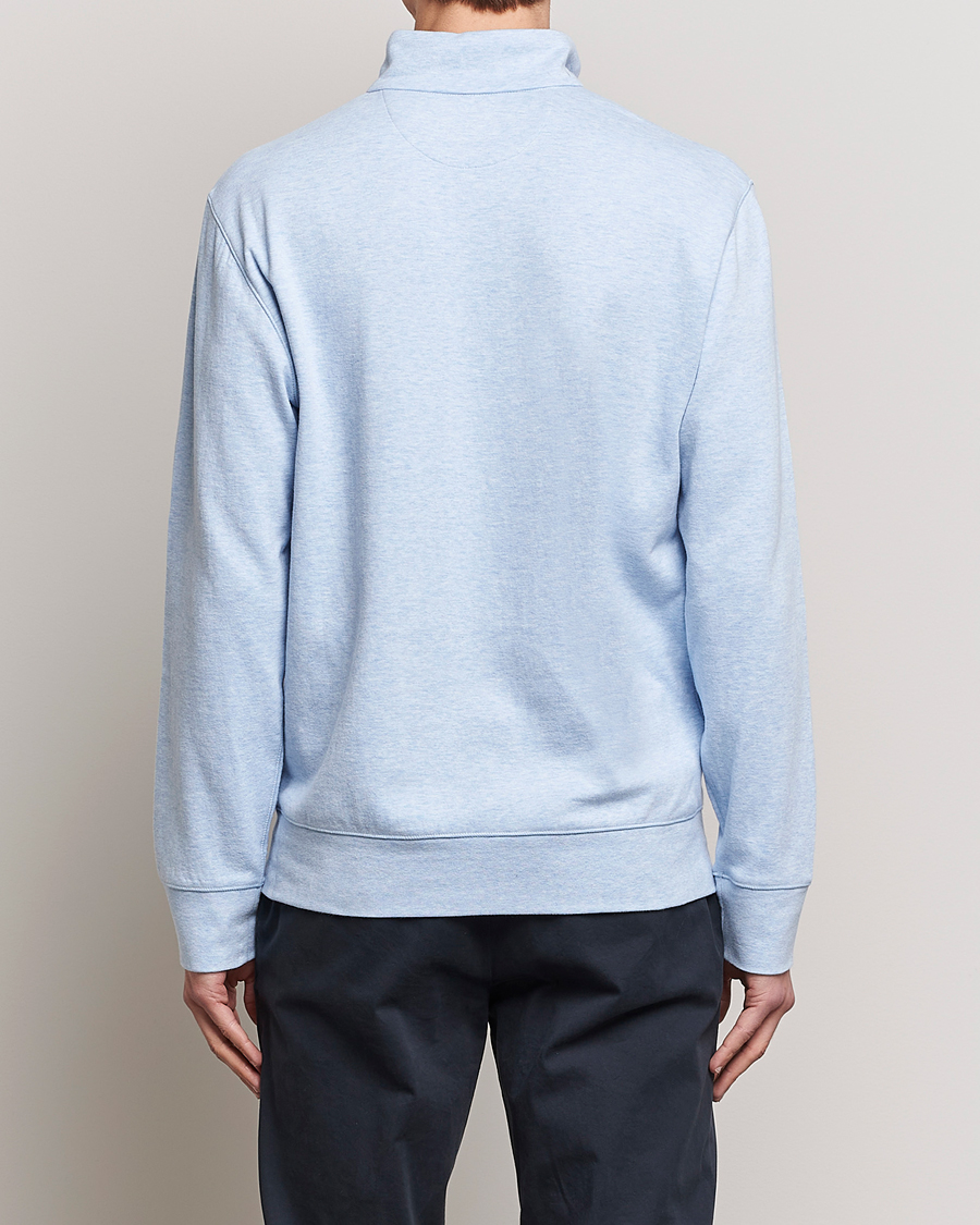 Herren | Pullover | Polo Ralph Lauren | Tech Double Knit Half Zip Office Blue Heather