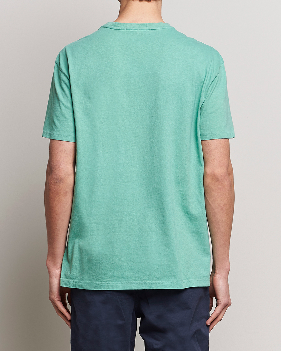Herren | T-Shirts | Polo Ralph Lauren | Cotton/Linen Crew Neck T-Shirt Essex Green