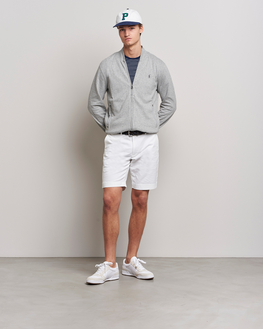 Herren | Pullover | Polo Ralph Lauren | Double Knit Full-Zip Sweater Andover Heather