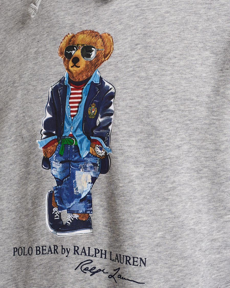 Herren | Pullover | Polo Ralph Lauren | Printed Regatta Bear Hoodie Andover Heather