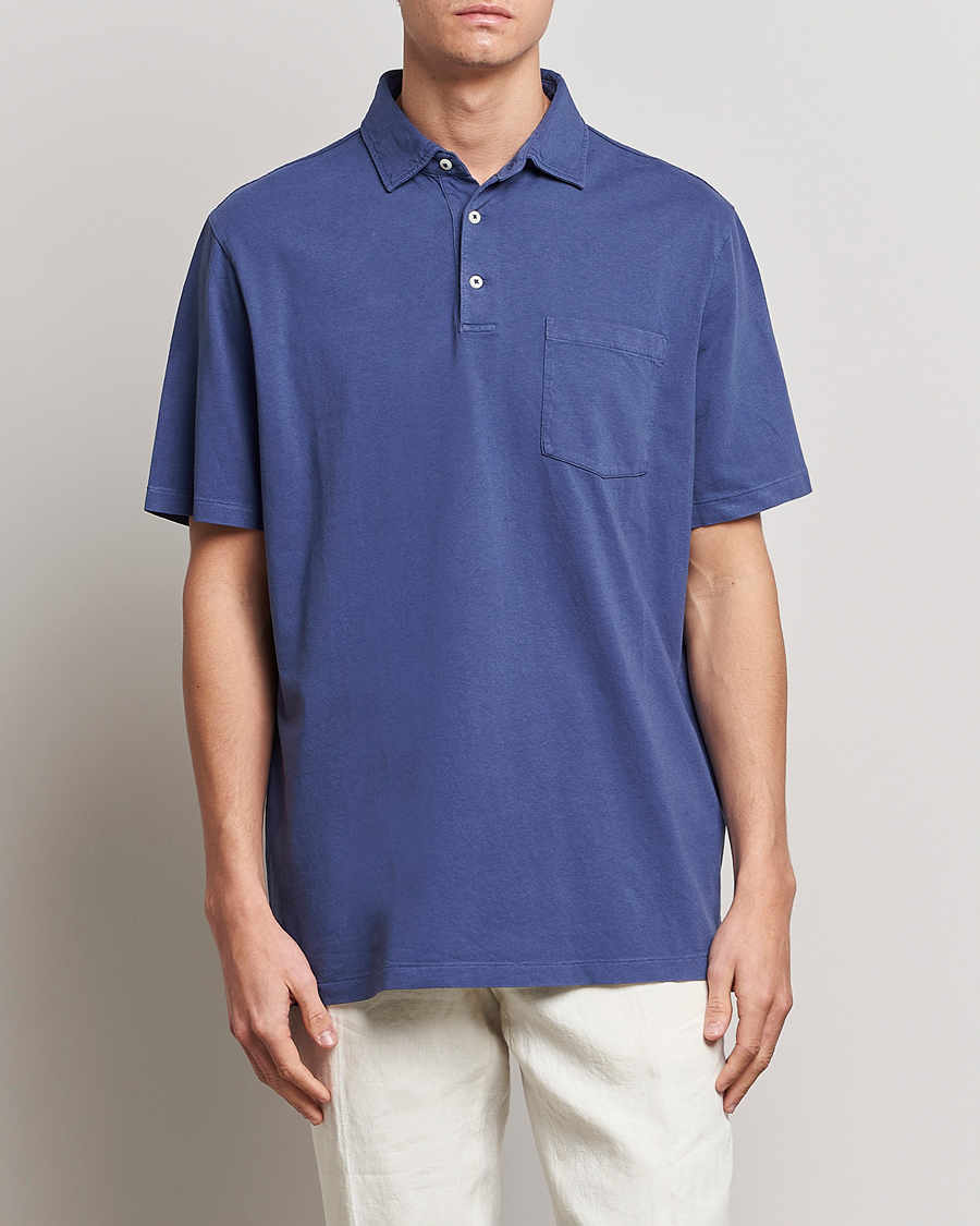 Herren | Poloshirts | Polo Ralph Lauren | Cotton/Linen Polo Boathouse Navy