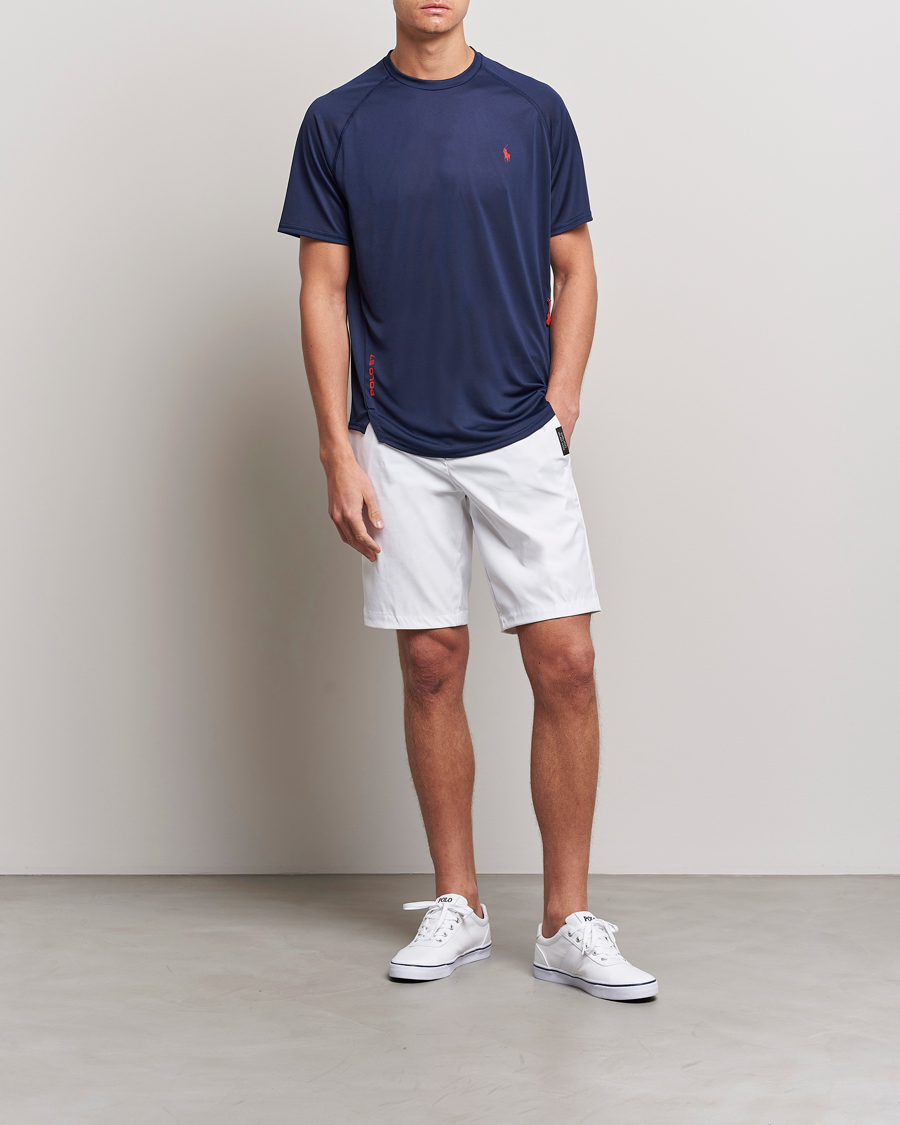 Herren | T-Shirts | Polo Ralph Lauren | Performance Jersey Crew Neck T-Shirt Newport Navy