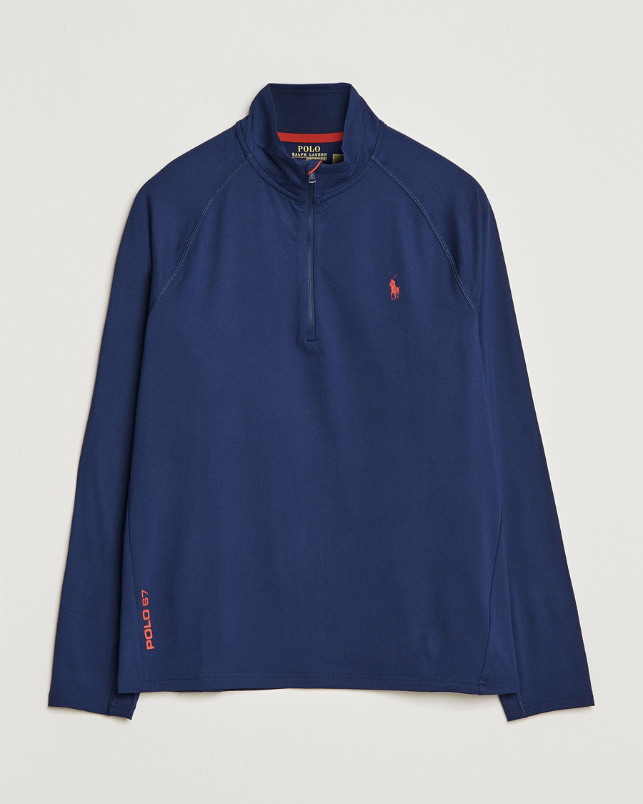 Herren | Pullover | Polo Ralph Lauren | Performance Jersey Half-Zip Newport Navy