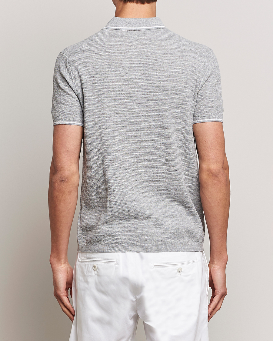 Herren | Poloshirts | Polo Ralph Lauren | Cotton/Linen Textured Polo Andover Heather