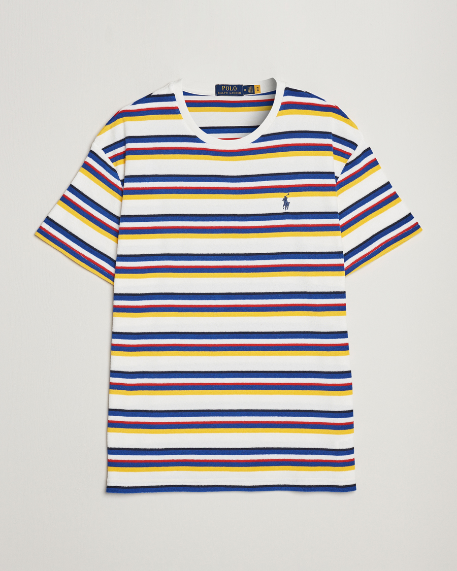 Herren | T-Shirts | Polo Ralph Lauren | Cotton Terry Striped T-Shirt Multi