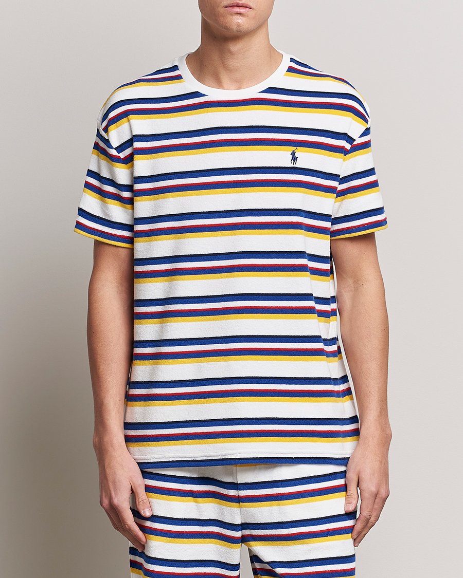 Herren | T-Shirts | Polo Ralph Lauren | Cotton Terry Striped T-Shirt Multi