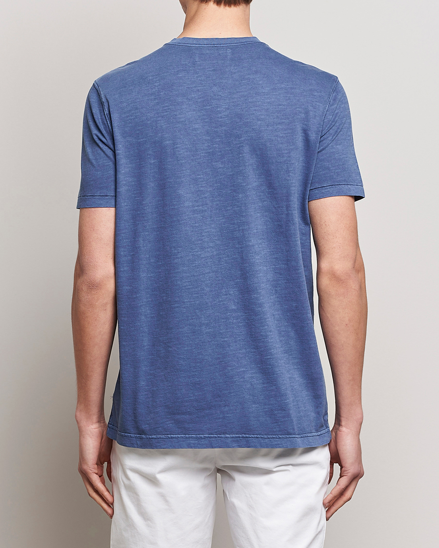 Herren | T-Shirts | Polo Ralph Lauren | Slub Jersey Henley T-Shirt Light Navy