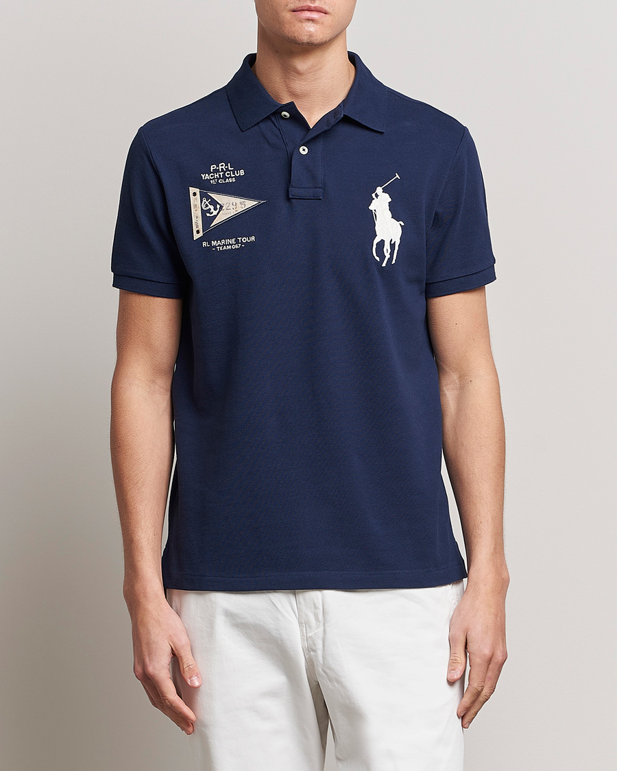 Herren | Poloshirts | Polo Ralph Lauren | Custom Slim Fit Regatta Polo Newport Navy