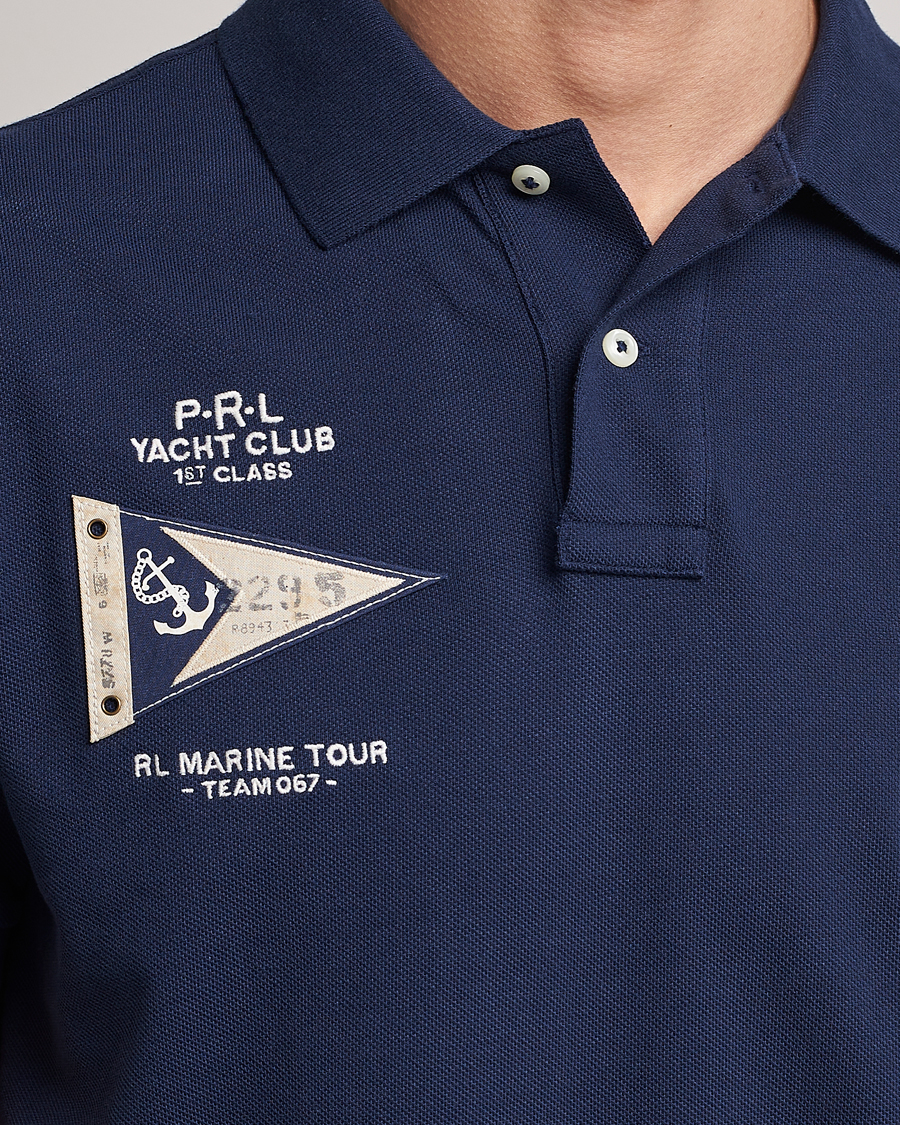 Herren | Poloshirts | Polo Ralph Lauren | Custom Slim Fit Regatta Polo Newport Navy