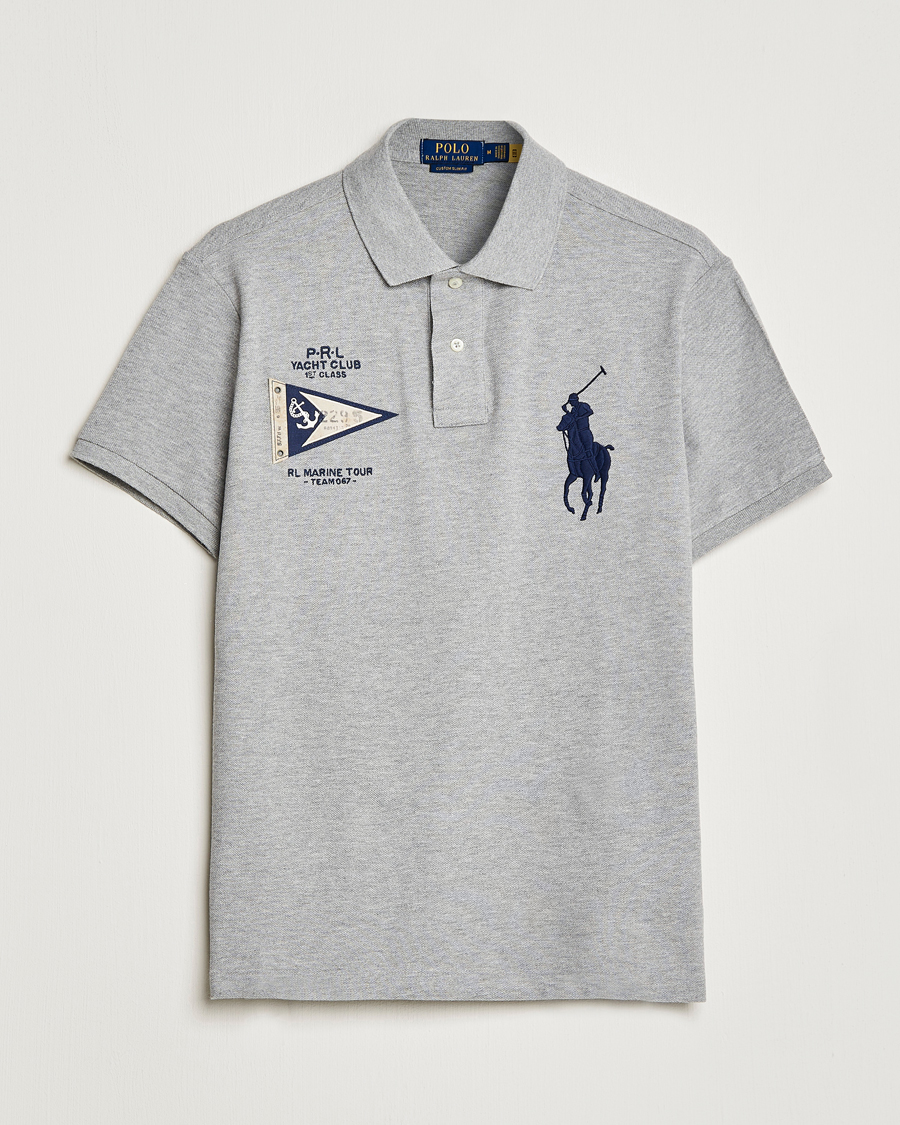 Herren | Poloshirts | Polo Ralph Lauren | Custom Slim Fit Regatta Polo Andover Heather