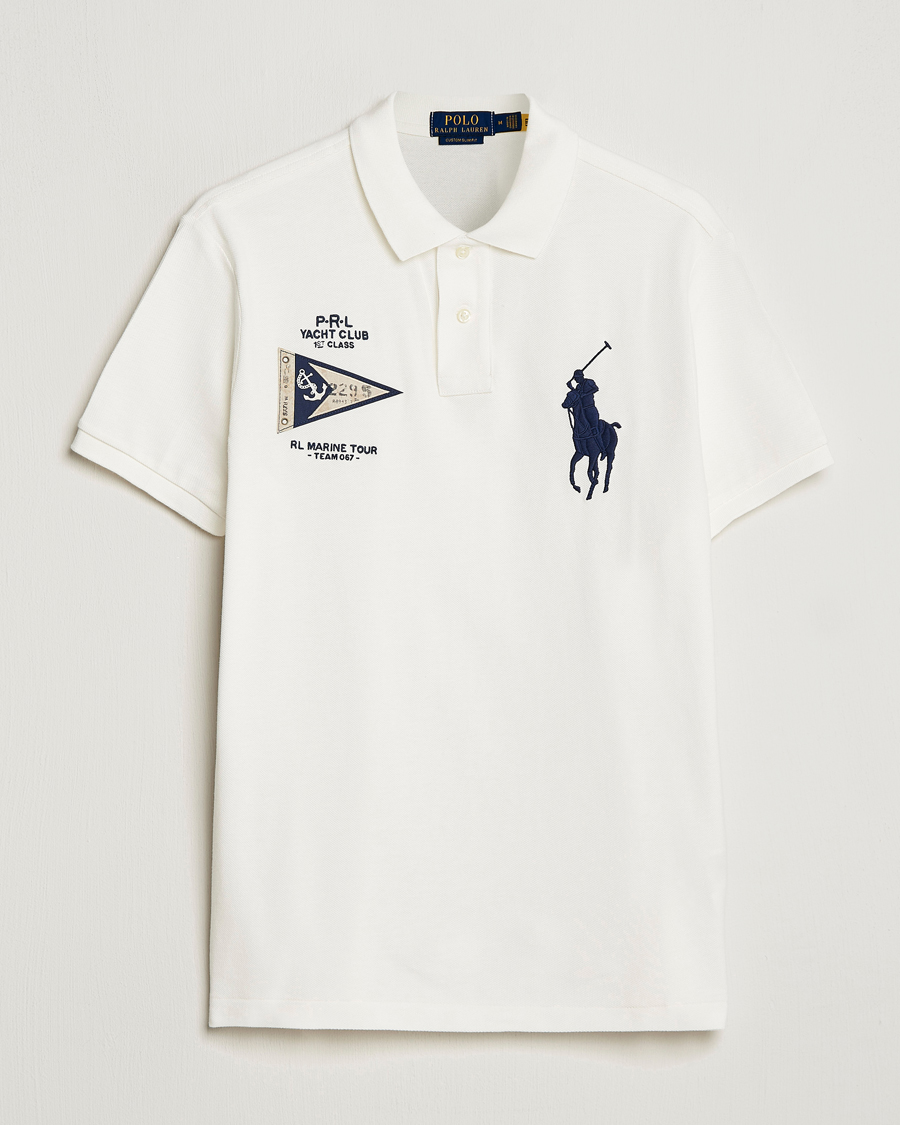 Herren | Poloshirts | Polo Ralph Lauren | Custom Slim Fit Regatta Polo Nevis White