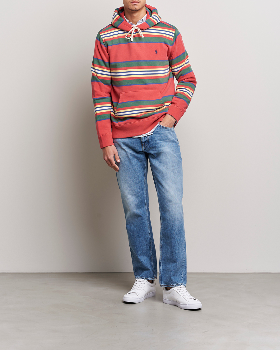 Herren | Pullover | Polo Ralph Lauren | Yarn Died Fleece Striped Hoodie Multi