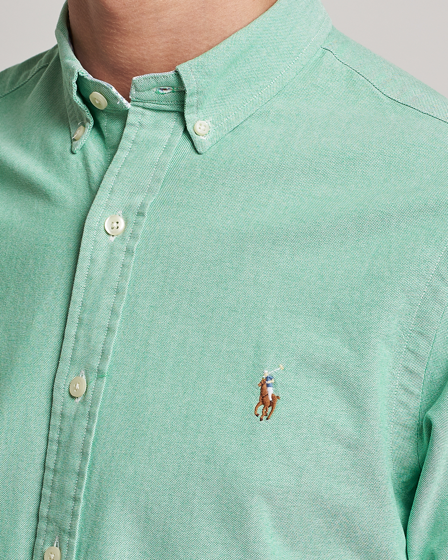 Herren | Hemden | Polo Ralph Lauren | Slim Fit Oxford Button Down Shirt Golf Green