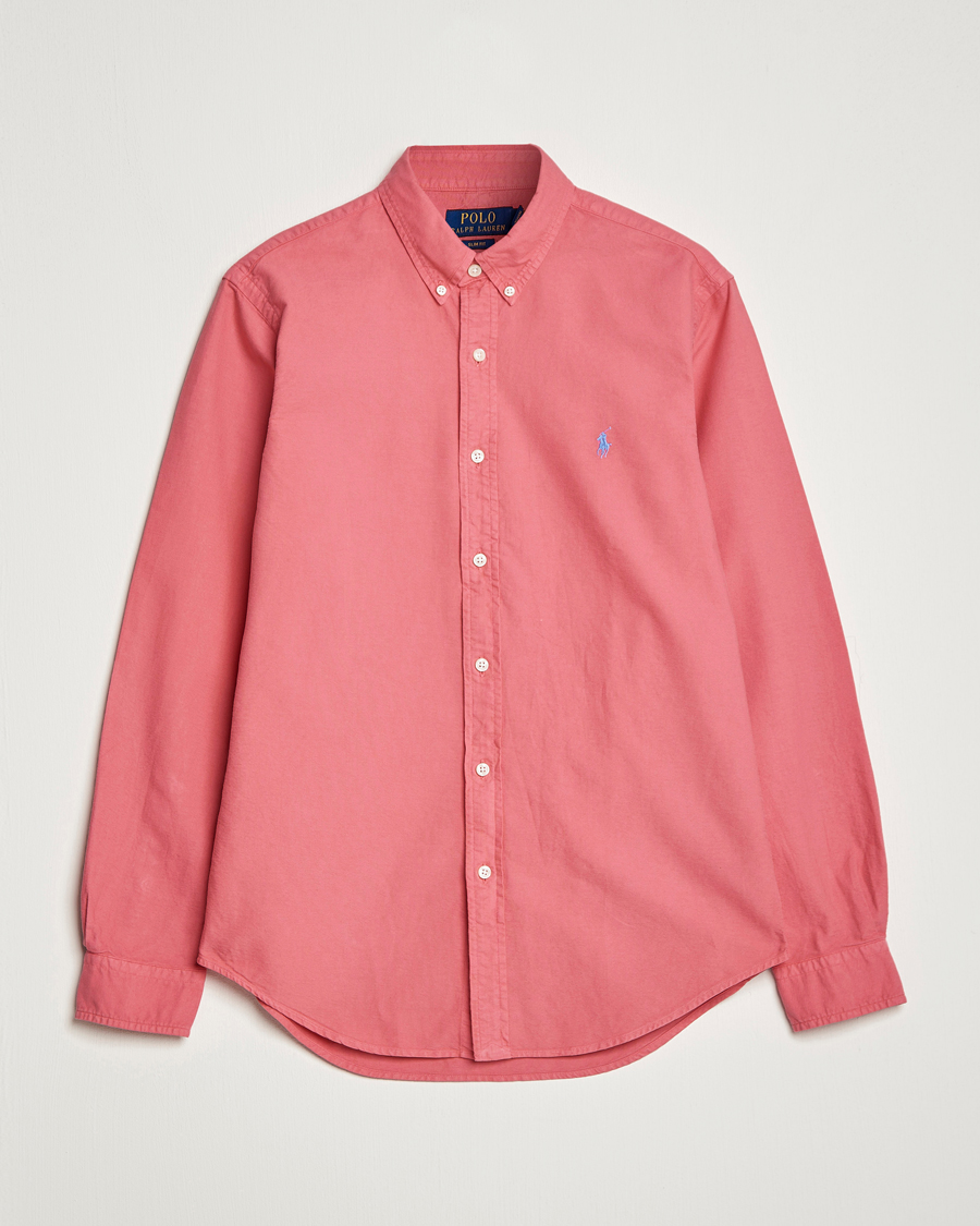 Herren | Hemden | Polo Ralph Lauren | Slim Fit Garment Dyed Oxford Red Sky