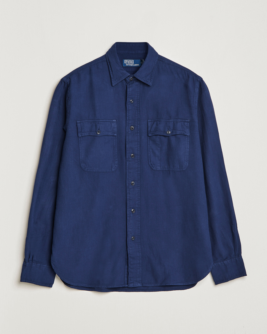 Herren | Hemden | Polo Ralph Lauren | Cotton Overshirt Newport Navy