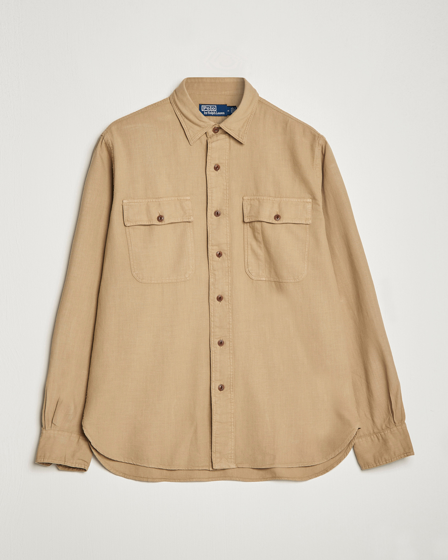 Herren | Hemden | Polo Ralph Lauren | Cotton Overshirt Vintage Khaki