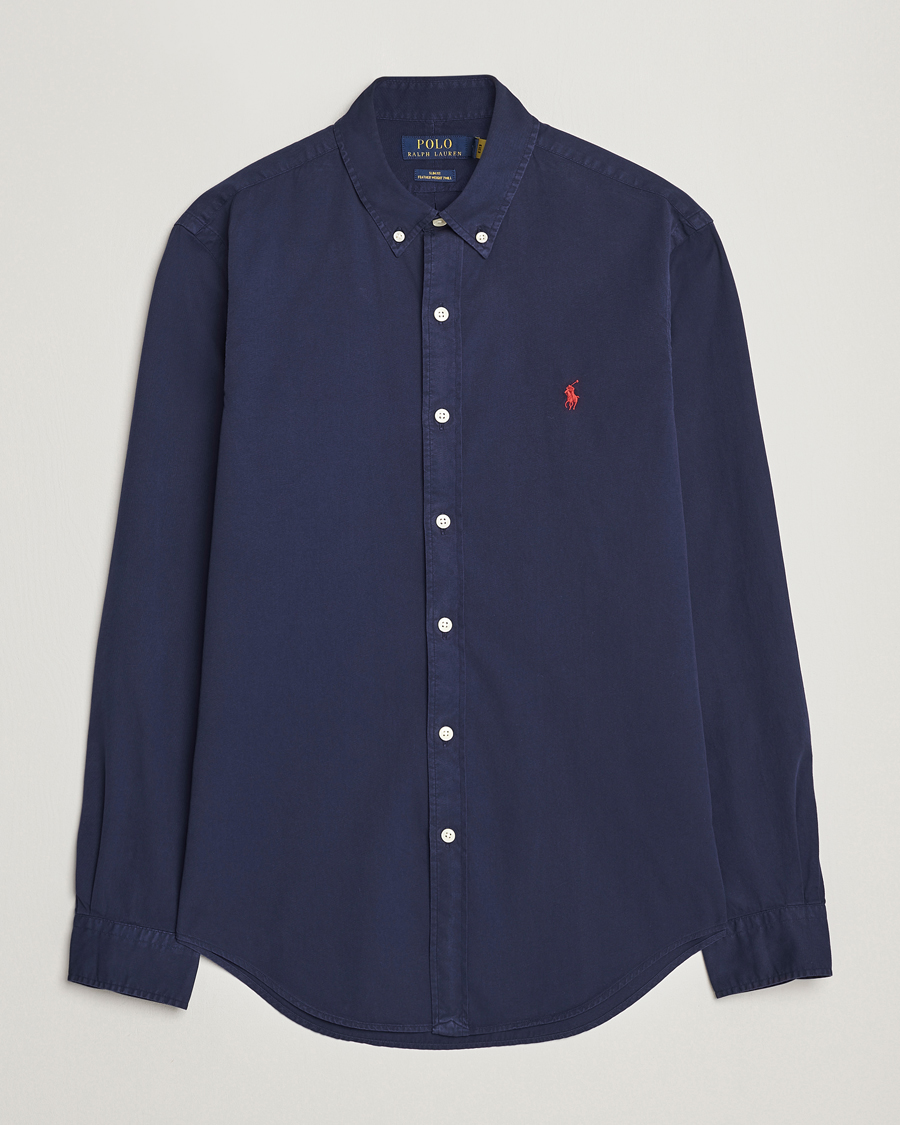 Herren | Hemden | Polo Ralph Lauren | Slim Fit Twill Shirt Newport Navy
