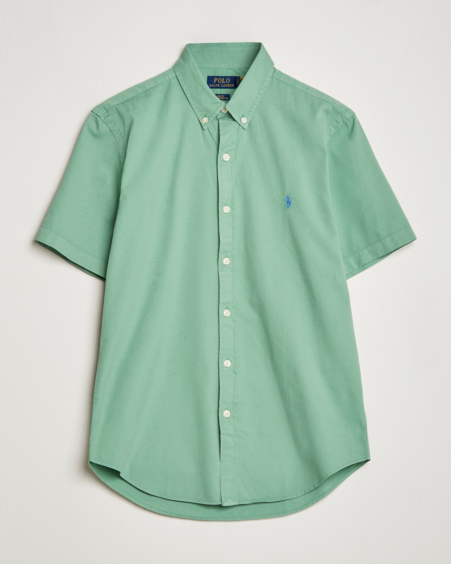 Herren | Hemden | Polo Ralph Lauren | Twill Short Sleeve Shirt Faded Mint