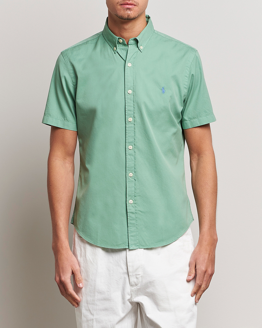 Herren | Hemden | Polo Ralph Lauren | Twill Short Sleeve Shirt Faded Mint