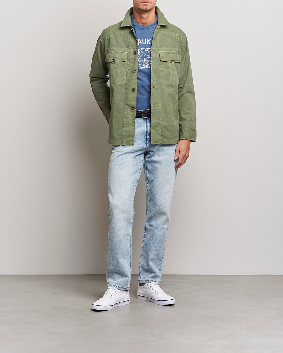 Herren | Jacken | Polo Ralph Lauren | Twill Pocket Shirt Jacket Olive
