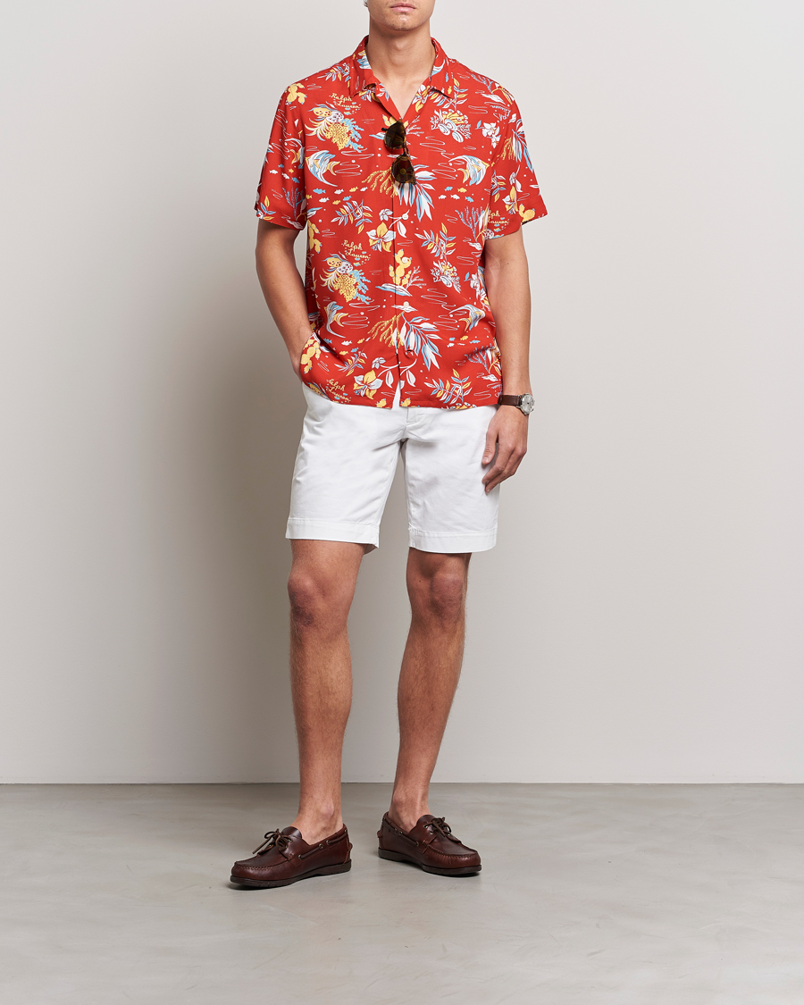Herren | Hemden | Polo Ralph Lauren | Printed Flower Short Sleeve Shirt Sun Sand Surf