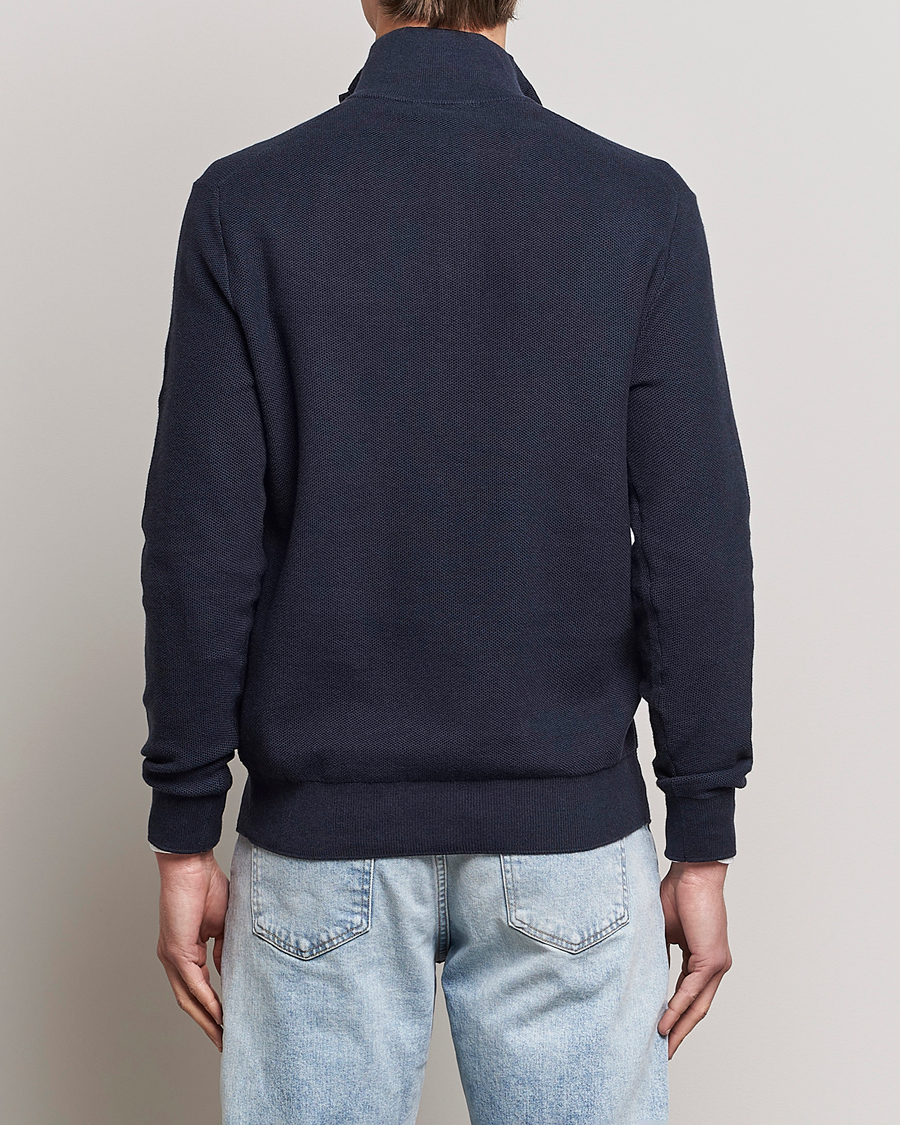 Herren | Pullover | Polo Ralph Lauren | Textured Half-Zip Navy Heather
