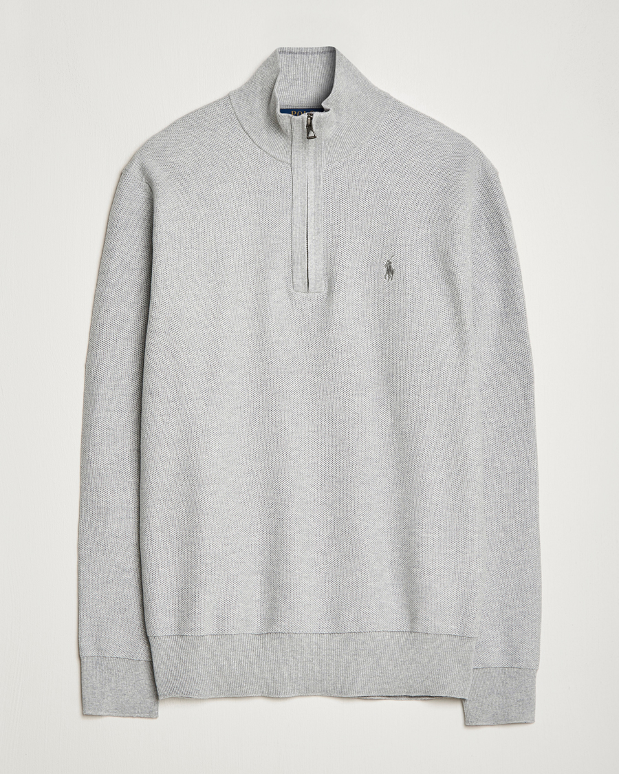Herren | Pullover | Polo Ralph Lauren | Textured Half-Zip Andover Heather