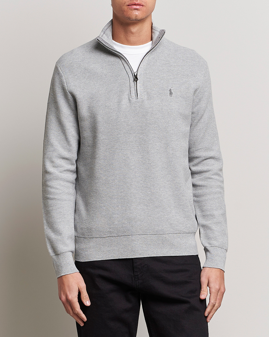 Herren | Pullover | Polo Ralph Lauren | Textured Half-Zip Andover Heather