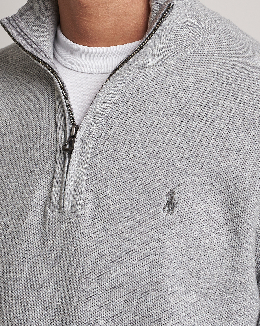 Herren | Pullover | Polo Ralph Lauren | Textured Half-Zip Andover Heather