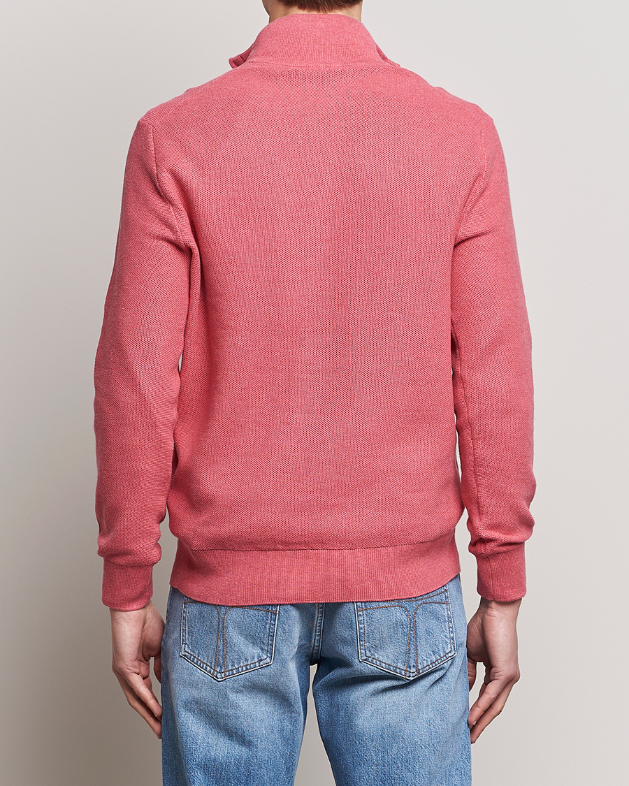 Herren | Pullover | Polo Ralph Lauren | Textured Half-Zip Red Sky Heather