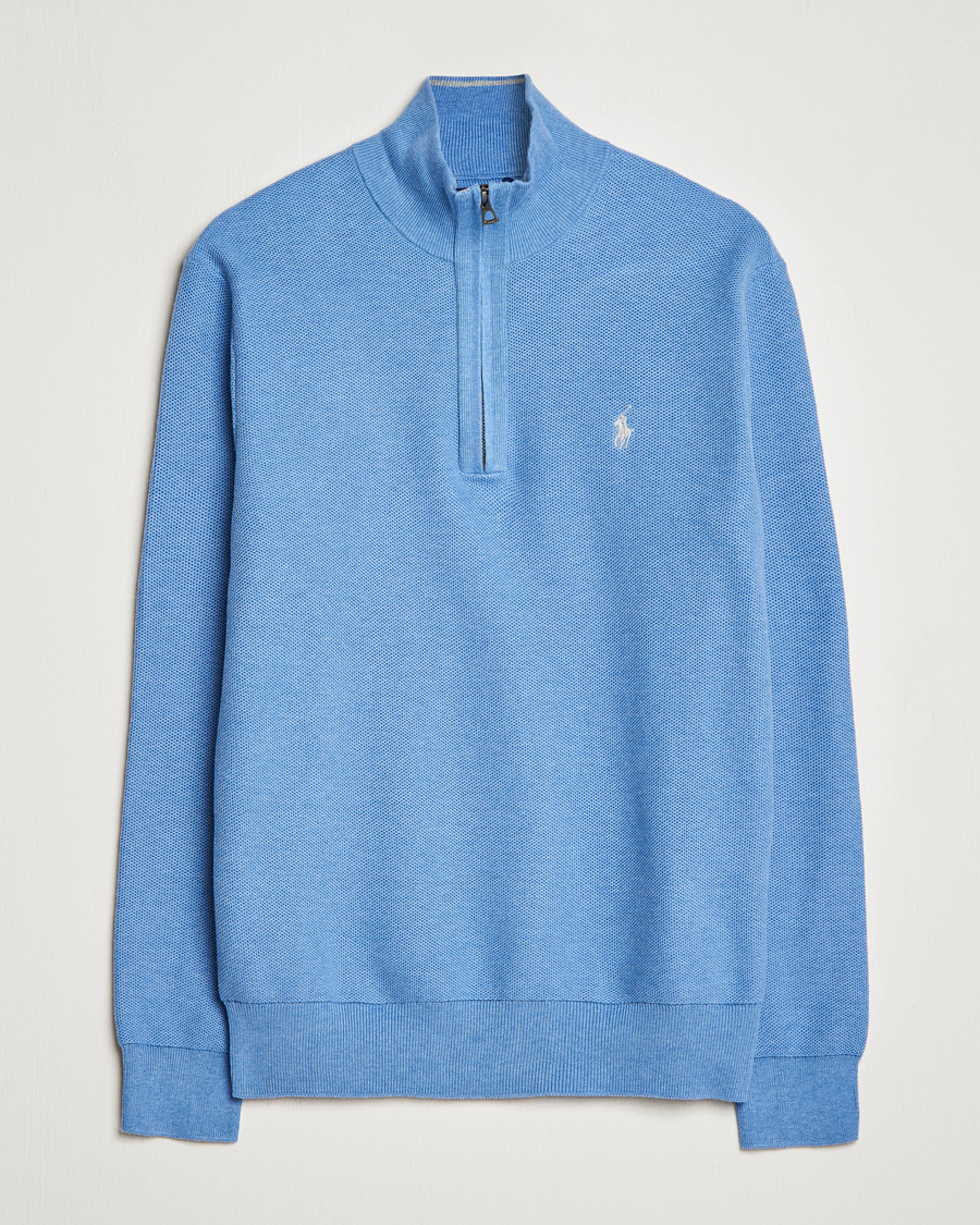 Herren | Pullover | Polo Ralph Lauren | Textured Half-Zip Summer Blue