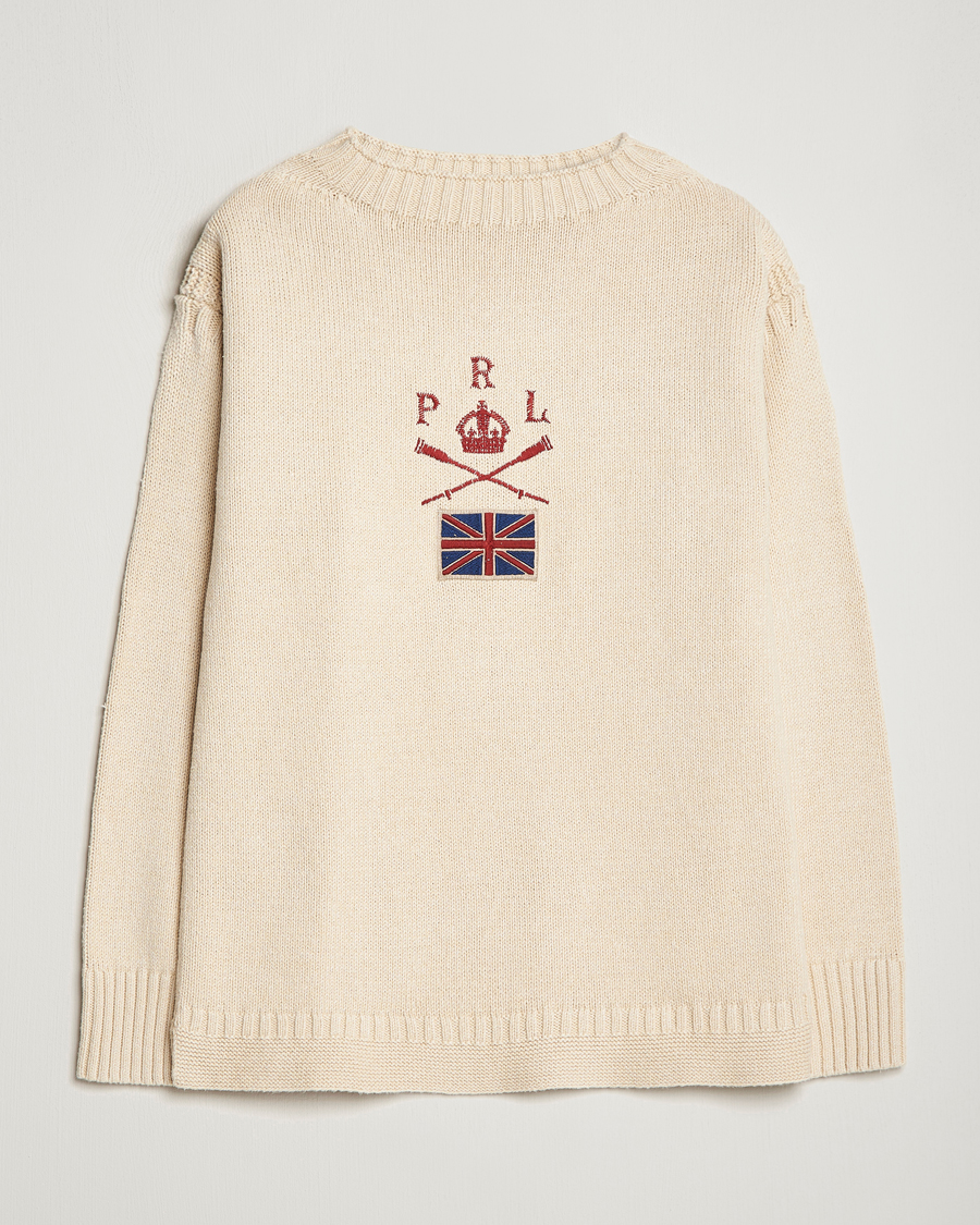 Herren | Pullover | Polo Ralph Lauren | Knitted Anchor Sweater Cream