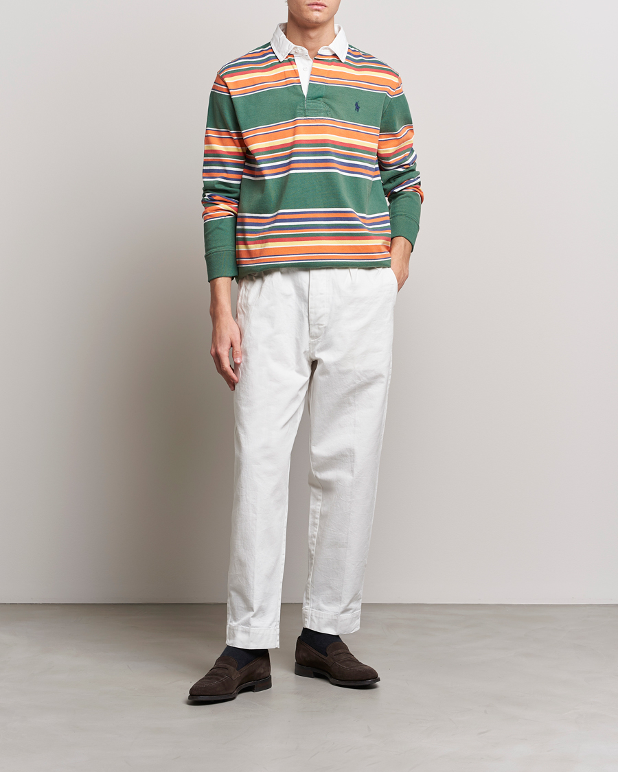 Herren | Hosen | Polo Ralph Lauren | Rustic Twill Officer Trousers Deckwash White