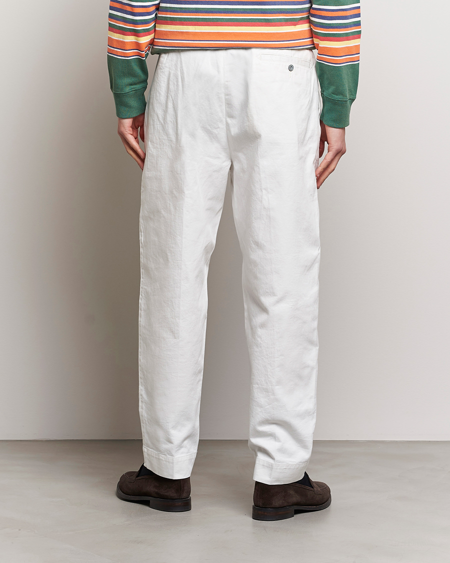 Herren | Hosen | Polo Ralph Lauren | Rustic Twill Officer Trousers Deckwash White