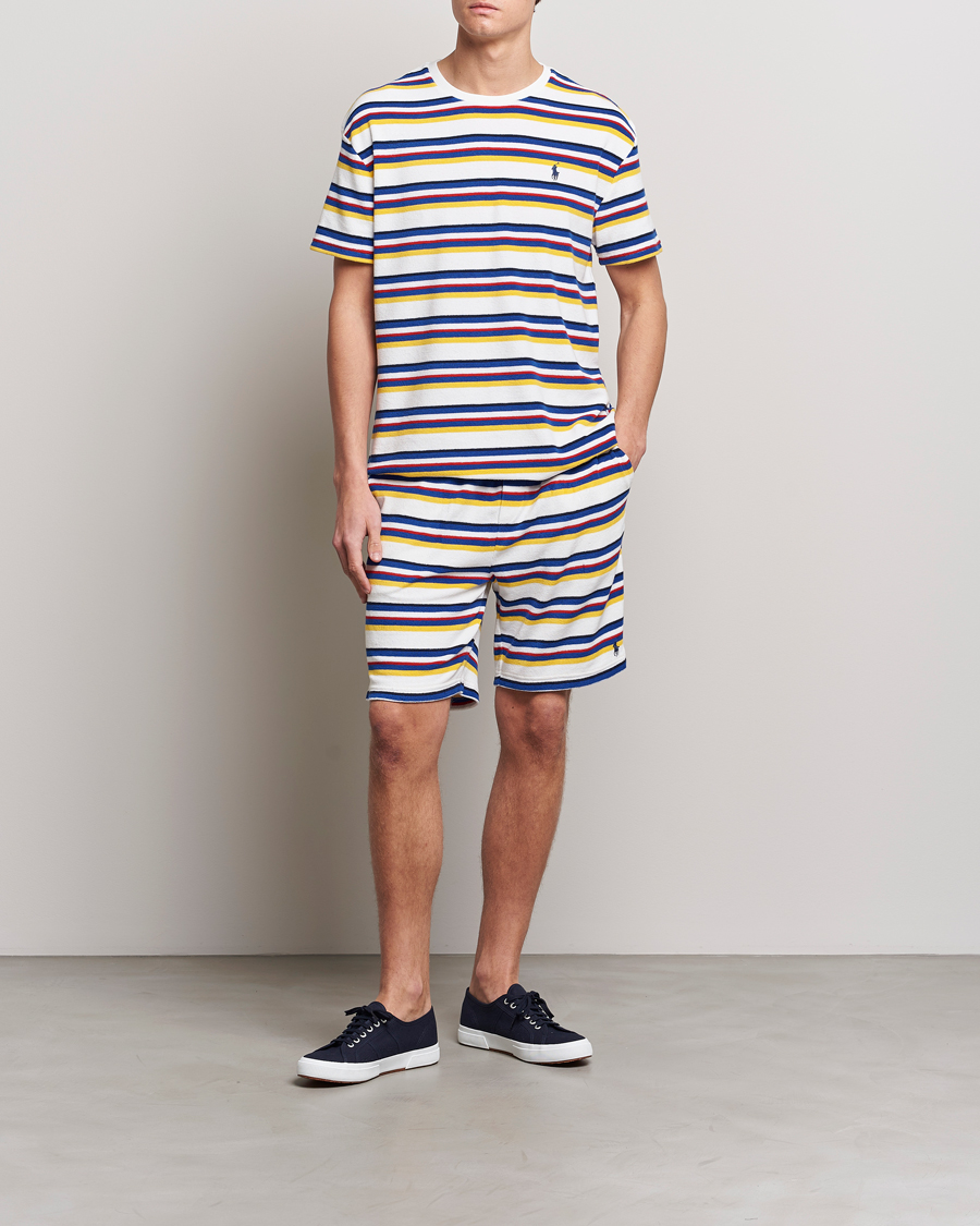 Herren | Shorts | Polo Ralph Lauren | Cotton Terry Striped Sweatshorts Multi