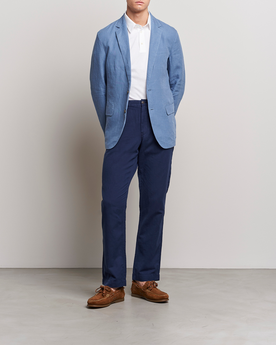 Herren | Sakkos | Polo Ralph Lauren | Linen Sportcoat Carson Blue