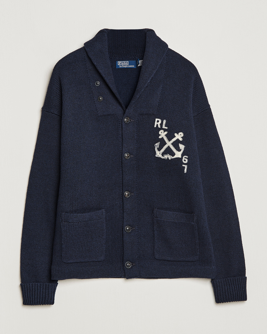 Herren | Pullover | Polo Ralph Lauren | RL Knitted Cardigan Navy