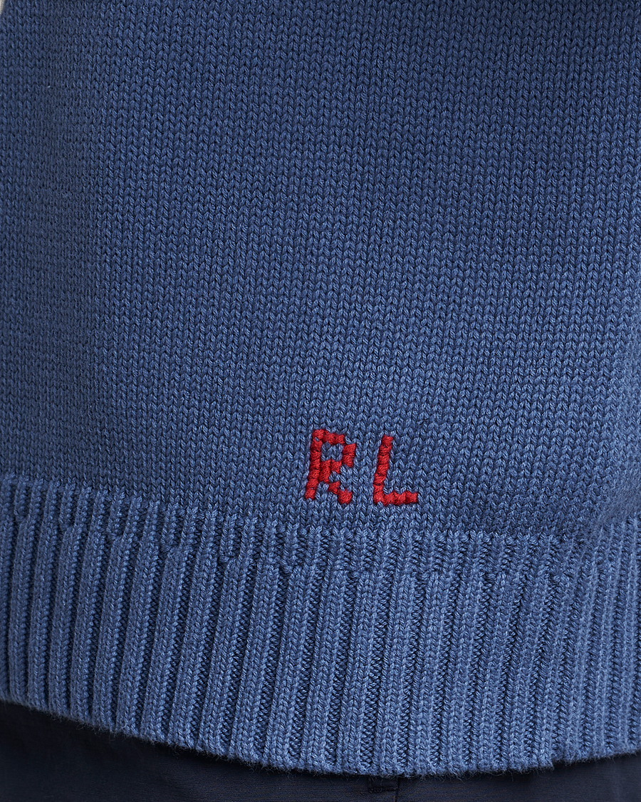 Herren | Pullover | Polo Ralph Lauren | Cotton Knitted Bear Sweater Blue Haven