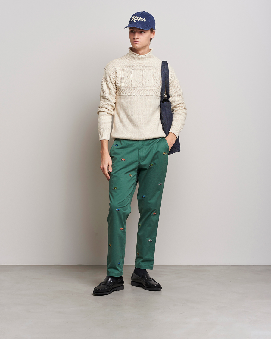 Herren | Hosen | Polo Ralph Lauren | Prepster Twill Printed Jeeps Pants Washed Forest