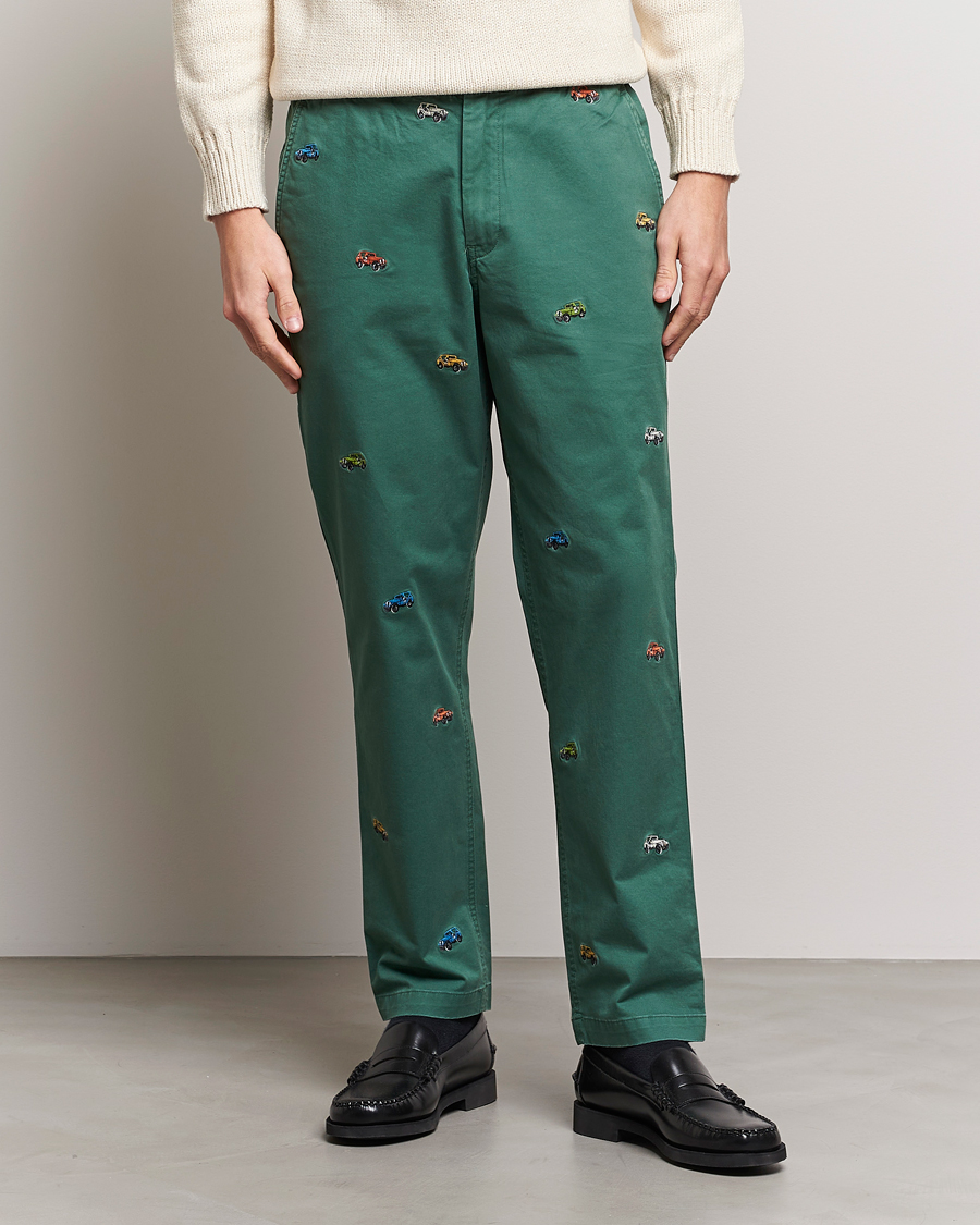 Herren | Hosen | Polo Ralph Lauren | Prepster Twill Printed Jeeps Pants Washed Forest
